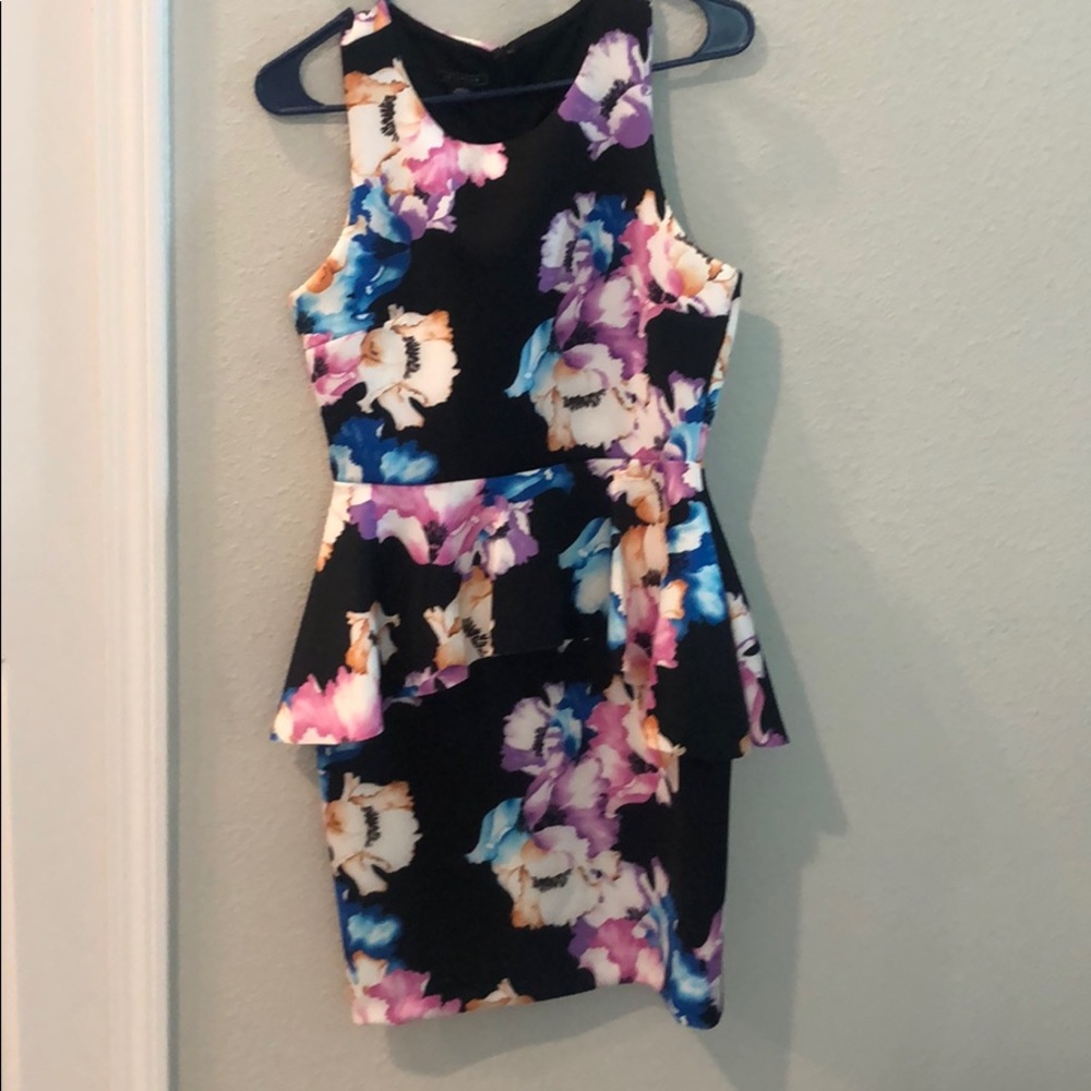 Floral skirt dress.